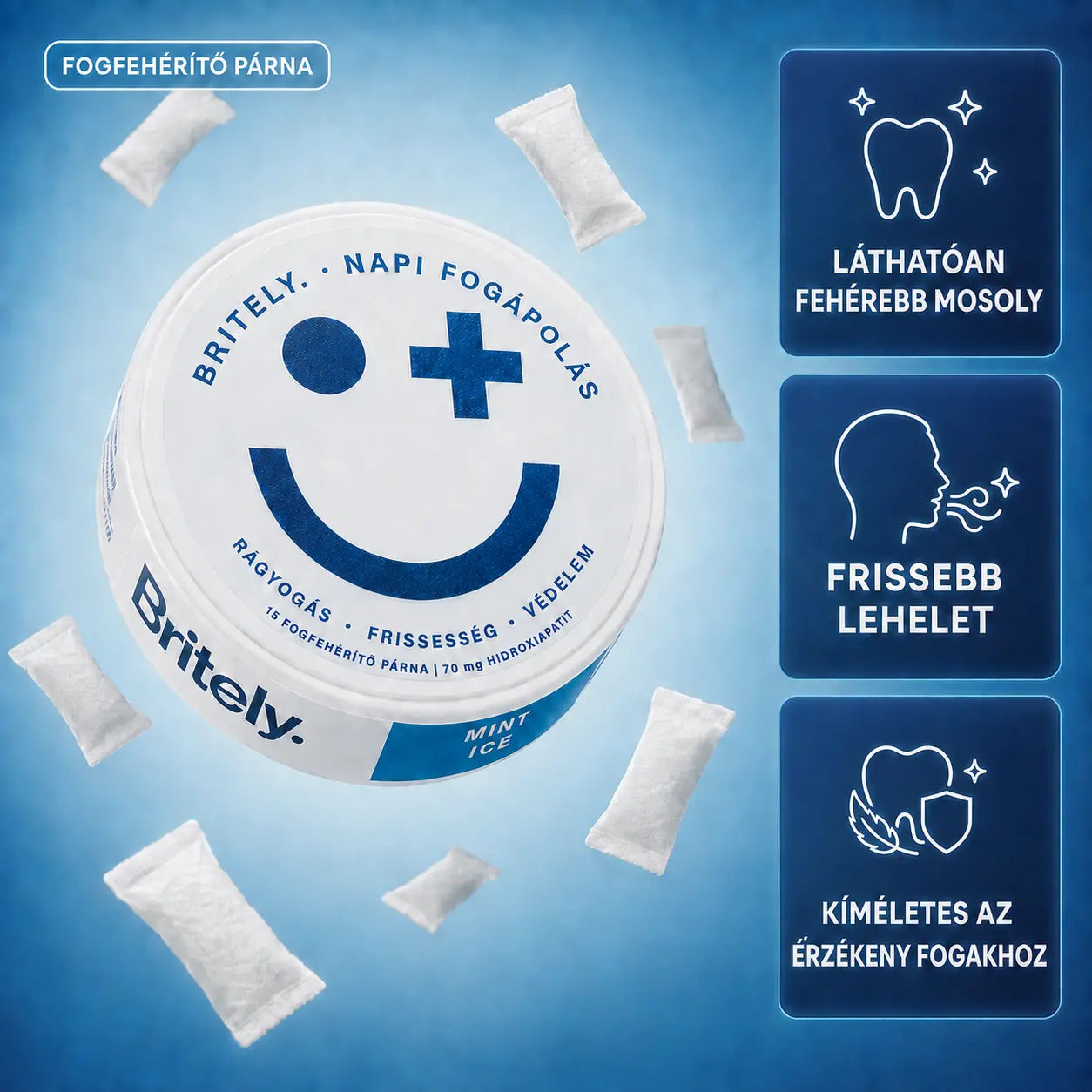 Britely - Fogfehérítő Párna