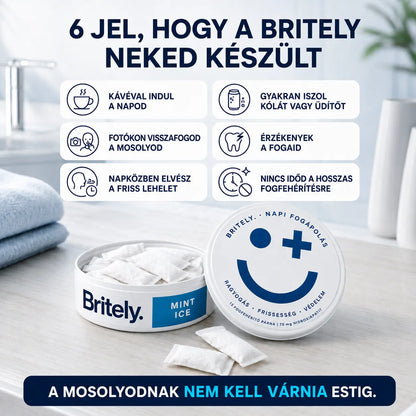 Britely - Fogfehérítő Párna